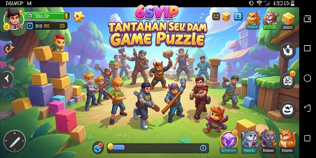 Tampilan gameplay Puzzle yang menantang dan seru.