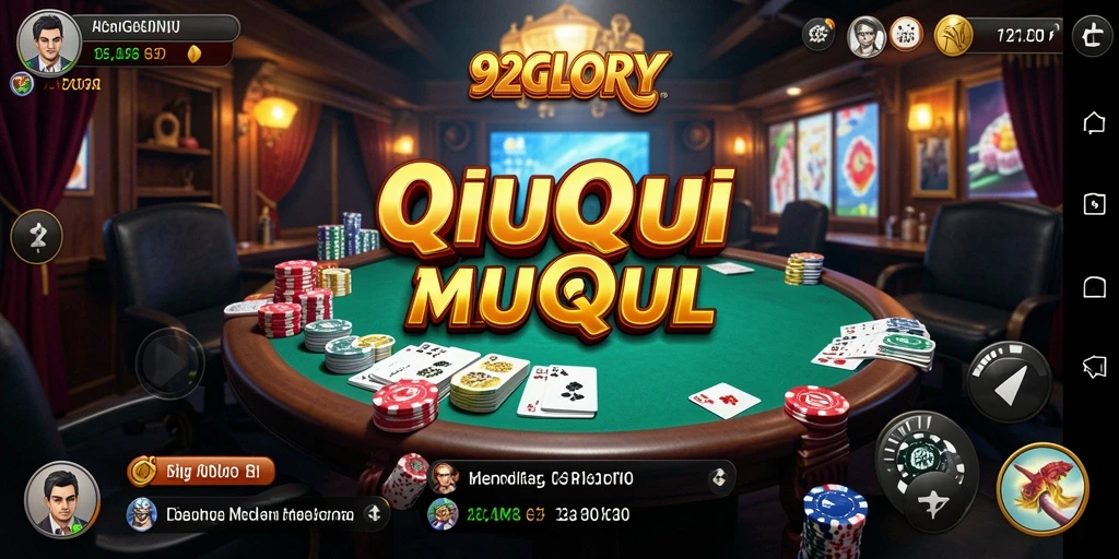 Gameplay seru dari 92GLORY menampilkan aksi QiuQiu.