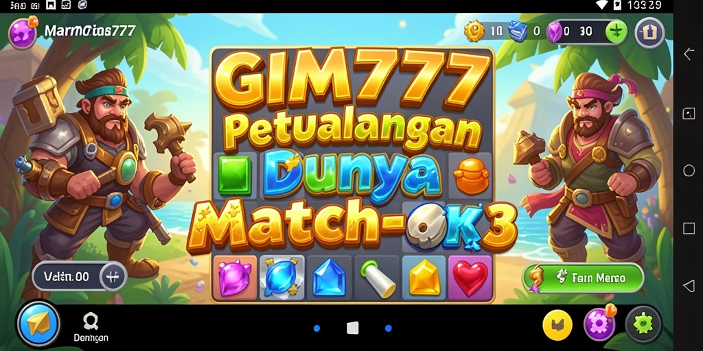 Tampilan gameplay GIM777 yang penuh warna dan menarik.