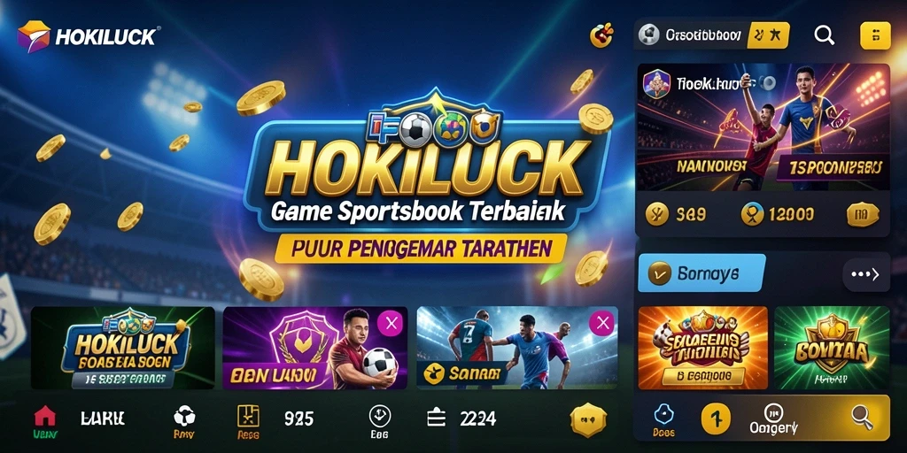 Tampilan gameplay HOKILUCK yang menarik dan interaktif untuk taruhan olahraga.