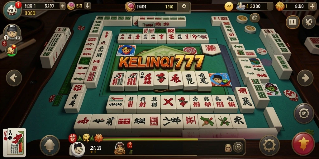 Tampilan gameplay menegangkan di KELINCI777 dengan desain Mahjong yang menarik.