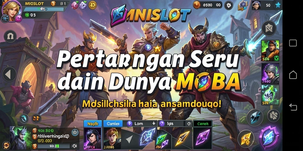 Gameplay seru MINISLOT dalam aksi MOBA.