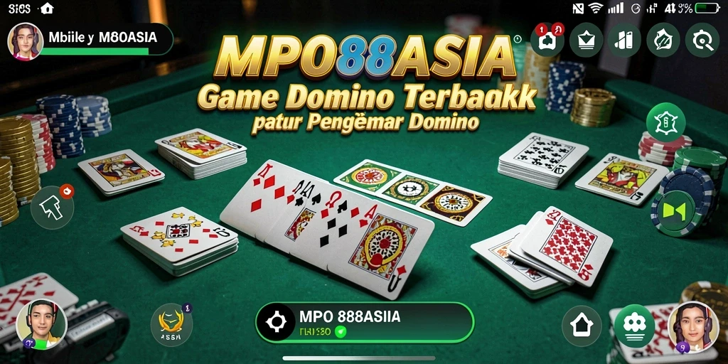 Tampilan menarik dari gameplay Domino di MPO88ASIA.