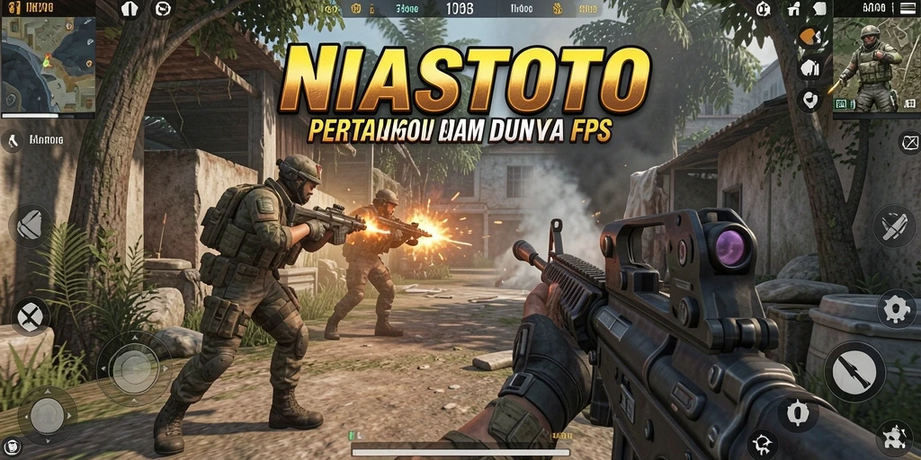 Gameplay FPS mendebarkan di NIASTOTO dengan aksi intens.