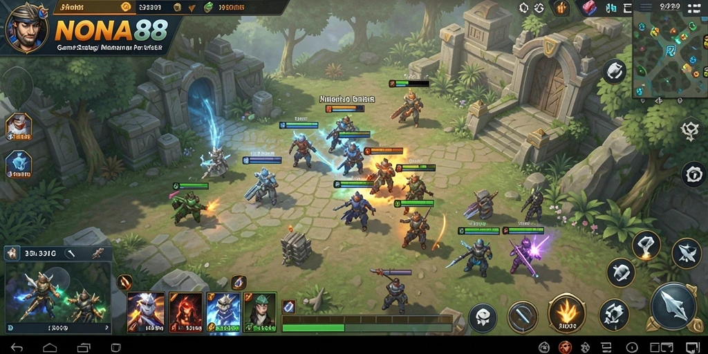 Tampilan gameplay mendebarkan dari NONA88 yang penuh strategi.