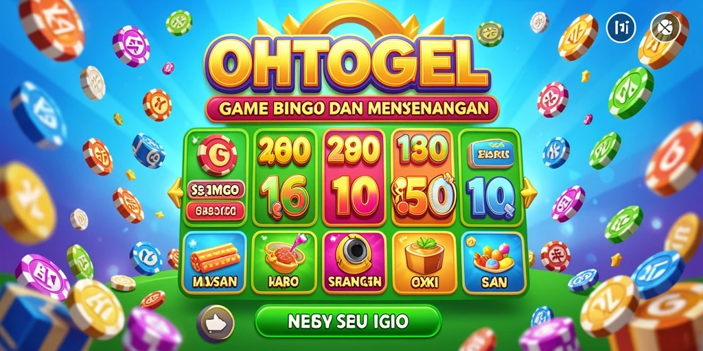 Screenshot OHTOGEL menampilkan gameplay Bingo yang seru dan interaktif.