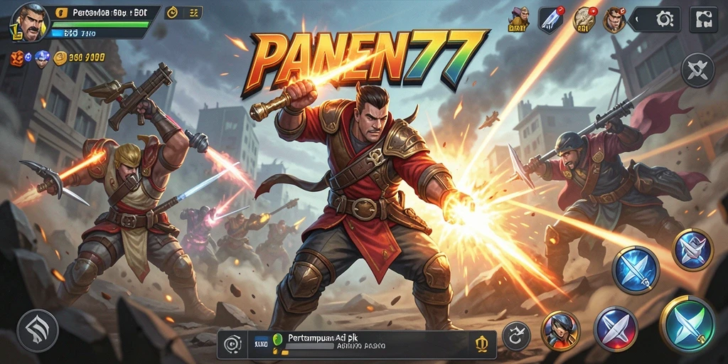 Tampilan memukau dari pertempuran Action di PANEN77.