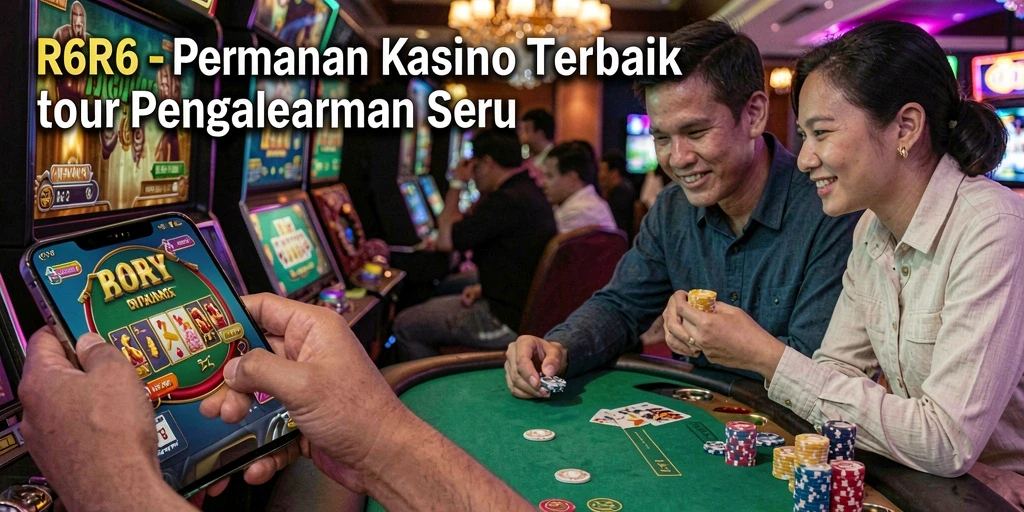 Tampilan gameplay R6R6 yang menarik di dunia kasino.
