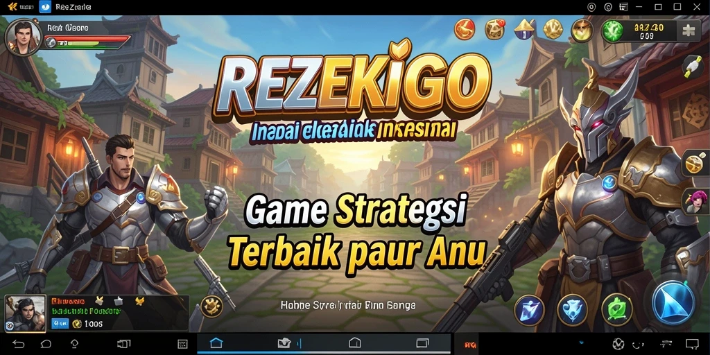 Tampilan gameplay menarik dari REZEKIGO yang menunjukkan aksi strategis.