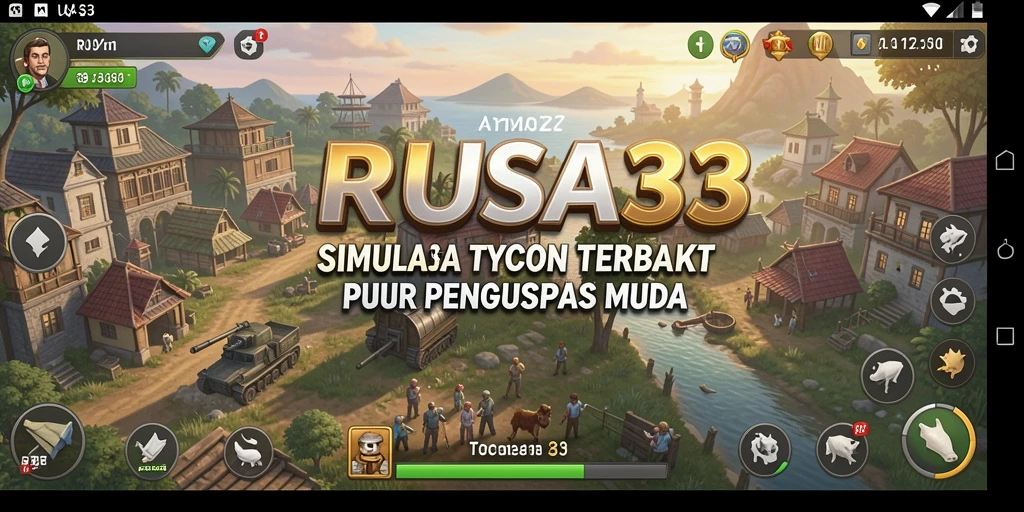 Tampilan gameplay <strong>RUSA33</strong> yang menarik dan penuh warna.