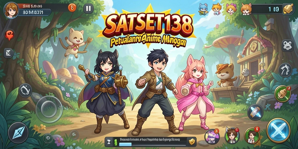 Tampilan gameplay SATSET138 yang menakjubkan dan penuh warna.