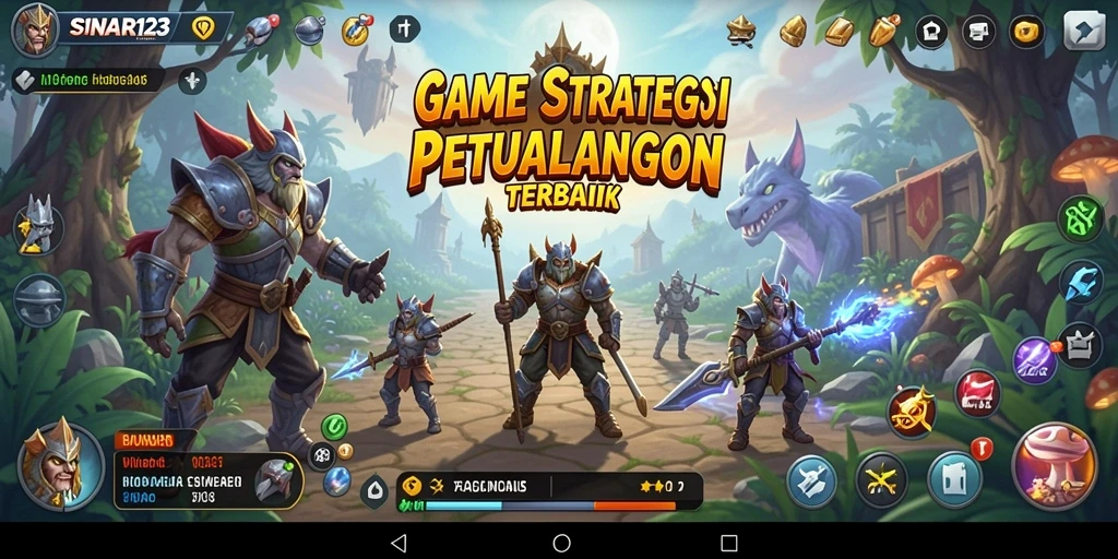 Tampilan gameplay <strong>SINAR123</strong> dengan aksi strategi yang mendebarkan.