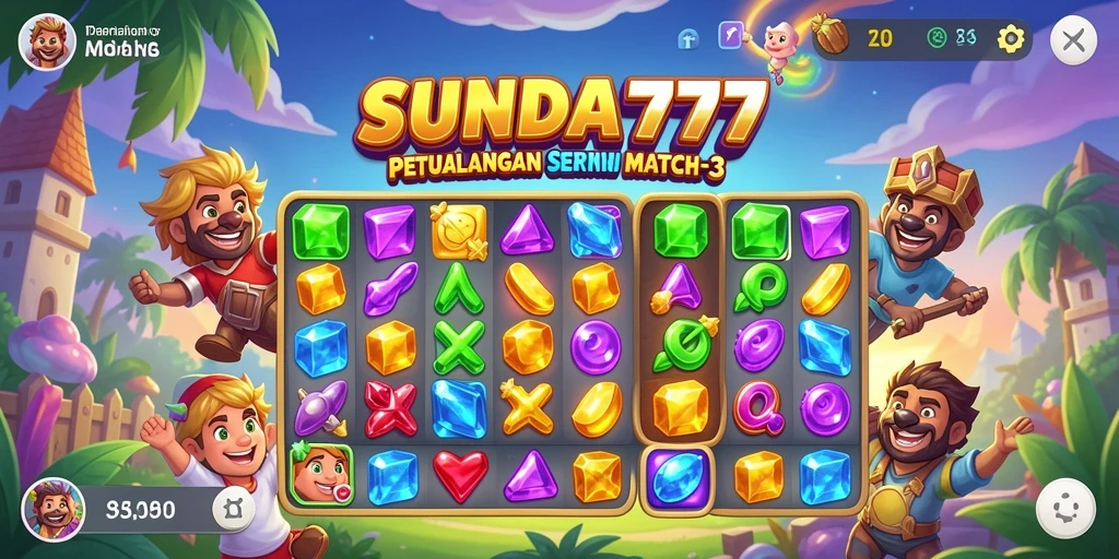Tampilan gameplay SUNDA777 yang memikat dan penuh warna.