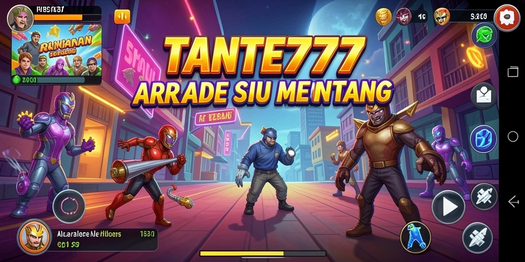 Tampilan gameplay TANTE777 yang penuh warna dan mengasyikkan.