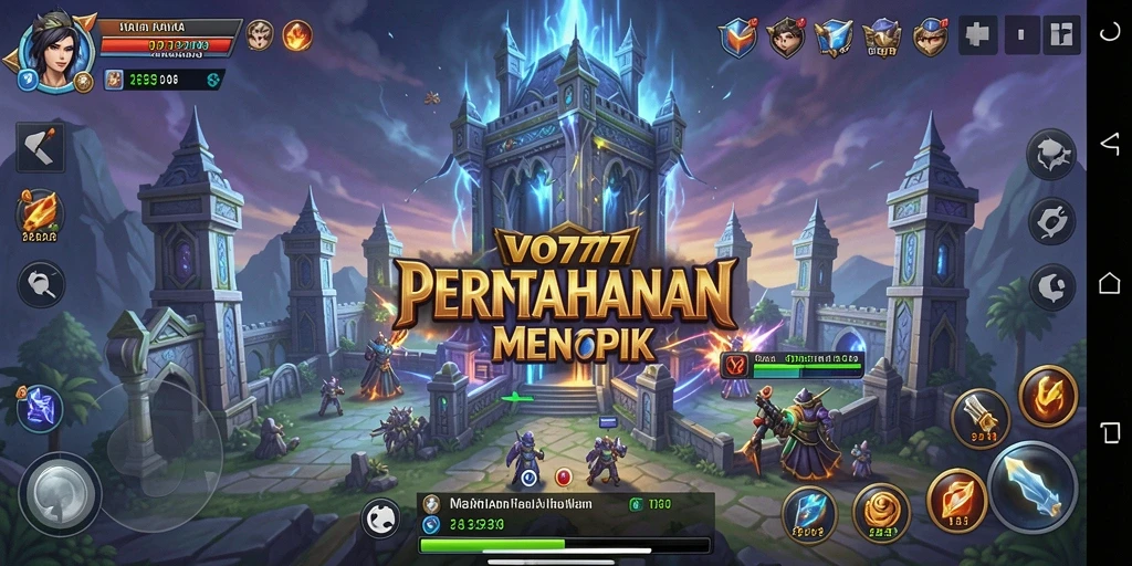 Gameplay menara pertahanan seru dan menantang di VO777.